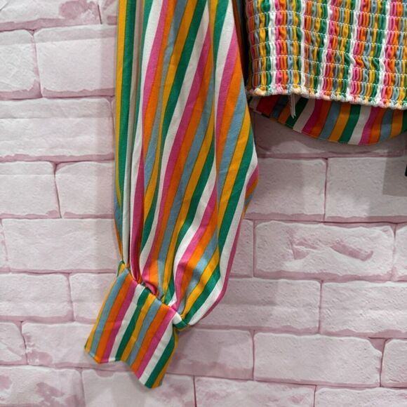 Vero Moda crop long sleeve top size medium - Picture 7 of 8